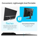 Portable 23.8" Touchscreen Monitor with Built-in Speaker