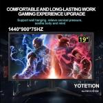 YOTETION 19" HD Monitor with 75Hz Refresh Rate
