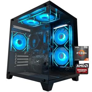 YAWYORE Gaming PC with Ryzen 5 and 16GB RAM