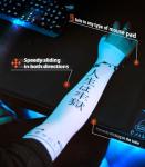 Esports Compression Gaming Arm Sleeve, White/Black