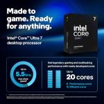 Intel Core Ultra 7 Desktop Processor - 20 Cores