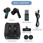 FEDIKER SW4 Wireless Earbuds for Gaming and Work