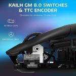 ATTACK SHARK X3 Ergonomic Wireless Gaming Mouse