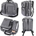FREEBIZ 18.4 Inch Laptop Briefcase Backpack Messenger Shoulder Bag 18 Inch Gaming Notebook Computer Case Handbag for Business Travel