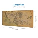 Generic Mouse Pad Long Computer Keyboard Mouse Mat with Non-Slip Base for Gaming Office and Home 12x31.5in