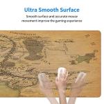 Generic Mouse Pad Long Computer Keyboard Mouse Mat with Non-Slip Base for Gaming Office and Home 12x31.5in