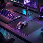 AULA Gaming Mouse, 12800 DPI RGB Wired Gaming Mouse with 13 Backlit Modes & 6 Programmable Macro Buttons, PC Gaming Mice Support DIY Keybinding, Mouse Gamer for Laptop PC Mac, universal, Black