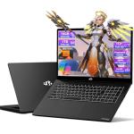 NIMO 17.3 Gaming-Laptop Ryzen 9 8945HS (>i9-13900H) 16GB RAM, 1TB SSD, Radeon 780M, PD 100W USB-C 4.0 AI-Enhanced for Copilot VR Ready, Backlit KB Fingerprint Unlock, Gaming Student Office Business