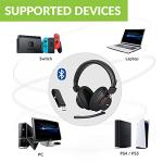 Avantree DG59M - Bluetooth Headphones with Mic for PS5 & PS4, Wireless Headset with USB Adapter for PC, Laptop, Computer, Gaming & Working from Home, Support in-Game Audio, 40hrs Play Time