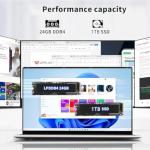 Gaming Laptop N5095, 15.6 Inch Laptop Computer, Laptops 24GB RAM 1TB SSD,Laptops Gamer 180 Angle Opening, Fingerprint Unlock Backlit Keyboard 1920X1080 FHD IPS WiFi5 for Student Business Work