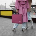 Ytonet Laptop Case 15.6 Inch, TSA Friendly Laptop Sleeve Cover with Handle for Women, Protective Slim Computer Carrying Case Compatible with HP Dell Lenovo Asus Notebooks, Purple Red