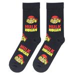 Hulk Hogan Fun Print Crew Socks - Size Large