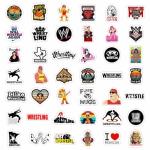 Hulk Hogan Wrestling Sticker Pack - 100 Pieces