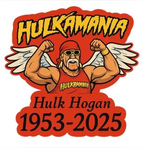 Hulk Hogan NWO Retro Wrestling Vinyl Sticker