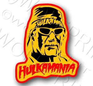 Hulkamania 4.6" Hulk Hogan Wrestling Vinyl Sticker