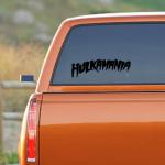 HULKAMANIA Vinyl Decal Sticker for Cars and Walls