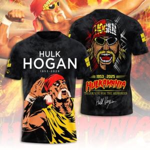 Hulk Hogan 3D Graphic Tee Collection