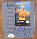Hulk Hogan Autographed WWF Wrestle Mania NES Cartridge