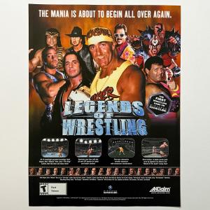 Hulk Hogan WWE Legends GameCube Poster - 2002