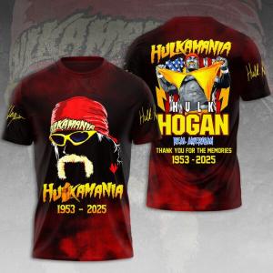 Hulk Hogan Cool 3D Graphic T-Shirt