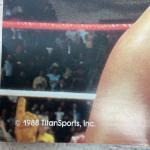 1988 Hulk Hogan WrestleMania NES Video Game Poster