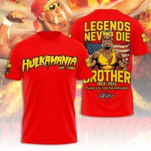 Hulk Hogan 3D Graphic T-Shirt Collection