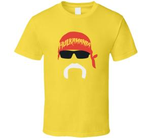 Hulk Hogan Hulkamania Silhouette Wrestling Tee