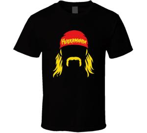 Hulk Hogan Silhouette Hulkamania Tee Shirt
