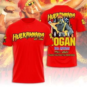 Hulk Hogan 3D Graphic T-Shirt Design