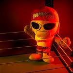 Hulk Hogan 8" Sitting Plush Toy - Chibi Style