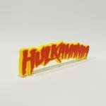 Hulk Hogan Hulkamania 3D Printed Display Sign