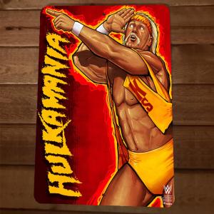Hulk Hogan Hulkamania 8x12 Metal Wall Sign