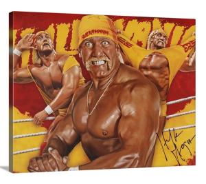 Hulk Hogan 16x20 Canvas WWE Wrestling Legend