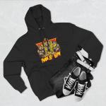 Hulk Hogan Three-Panel Fleece Hoodie for Fans