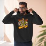 Hulk Hogan Three-Panel Fleece Hoodie for Fans