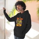 Hulk Hogan Three-Panel Fleece Hoodie for Fans