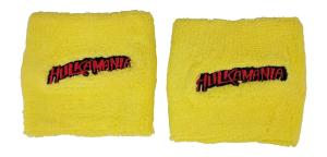 Hulk Hogan HULKAMANIA Red & Yellow Wristband Set
