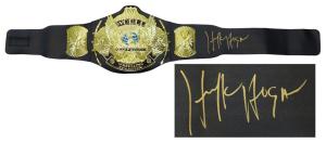 Hulk Hogan Autographed Winged Eagle Wrestling Belt