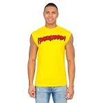 Hulk Hogan "Hulkamania" Gold Sleeveless T-shirt