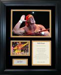 Framed Hulk Hogan Hall of Fame Photo Collage
