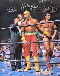 Hulk Hogan & NWO Signed 11x14 Poster