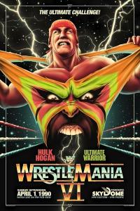 Hulk Hogan WrestleMania 1990 WWE Poster