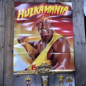 Hulk Hogan Hulkamania WWE Defining Moments Poster 24x36