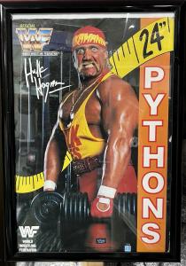 Hulk Hogan 24” Pythons Wrestling Man Cave Poster