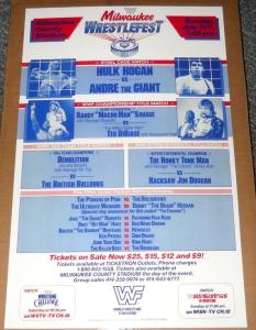 Hulk Hogan WWF Wrestlefest 88 Poster Print