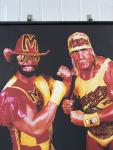 Hulk Hogan & Randy Savage Retro Banner Poster