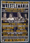 Hulk Hogan Signed WrestleMania Pro Wrestling Poster