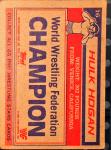 1985 Topps WWF Hulk Hogan Trading Card #16