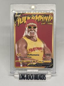 Hulk Hogan Full Art Pokémon Card - Wrestling Legend