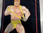Hulk Hogan Vintage Wrestling Beach Towel